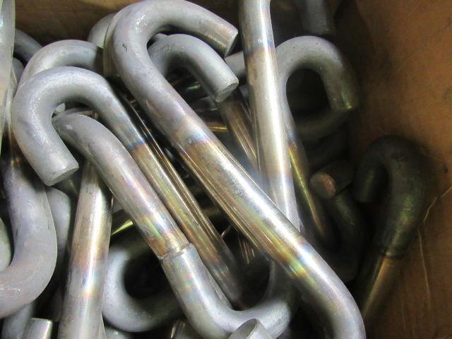 5/8x7-1/2" OAL Stainless Steel  S-Hooks Powder Coat Overhead Conveyor Lot of 50