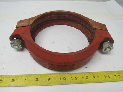 Victaulic  6/168.3-75  Coupling 6" Red Style 75 No Gasket  Lot of 2