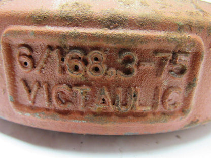 Victaulic  6/168.3-75  Coupling 6" Red Style 75 No Gasket  Lot of 2