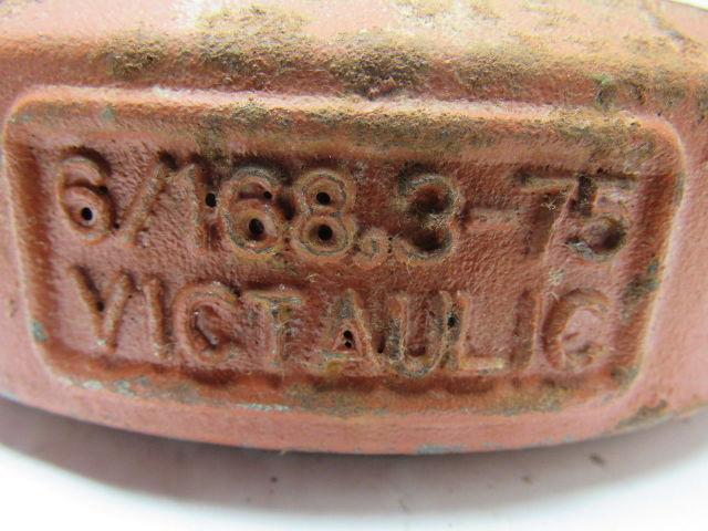 Victaulic  6/168.3-75  Coupling 6" Red Style 75 No Gasket  Lot of 2