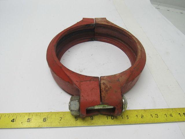 Victaulic  6/168.3-75  Coupling 6" Red Style 75 No Gasket  Lot of 2
