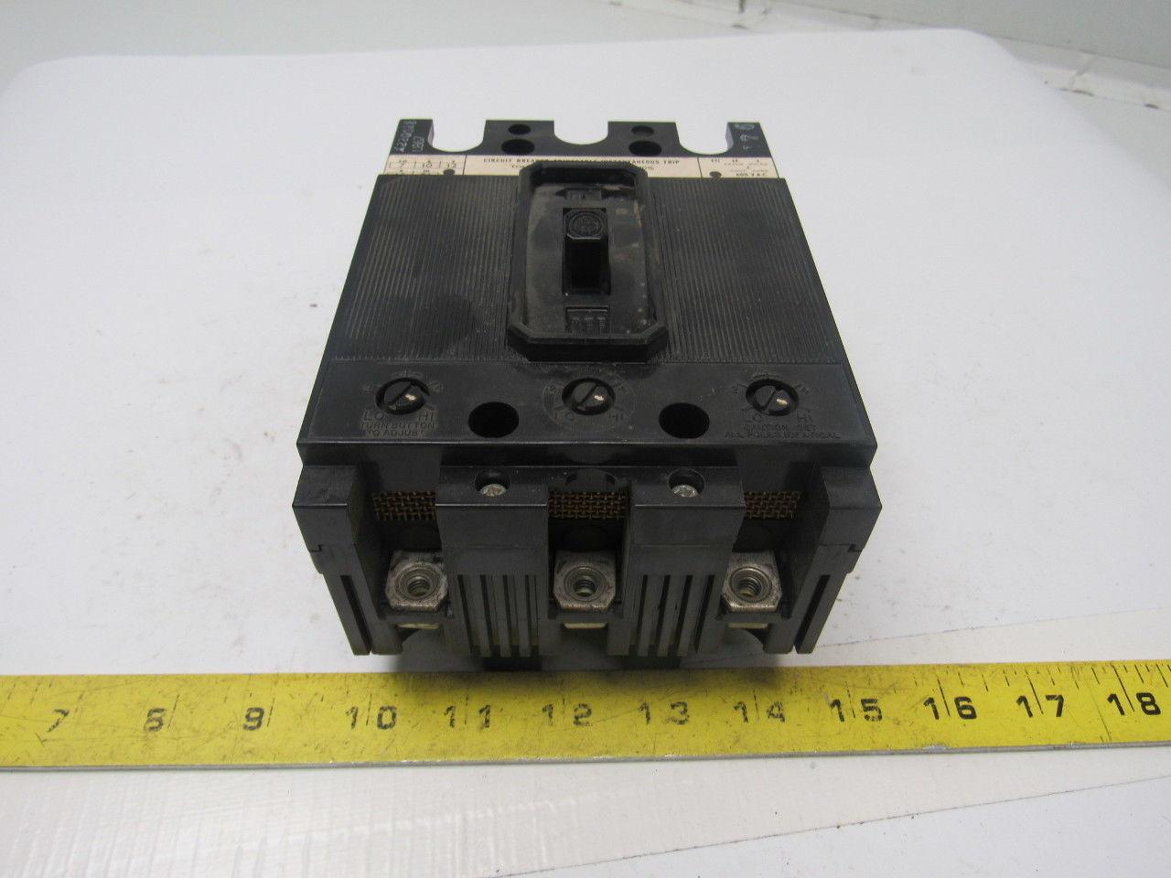 ITE X220021 ITE 3A 600V 3 Pole Molded Case Circuit Breaker EF Frame