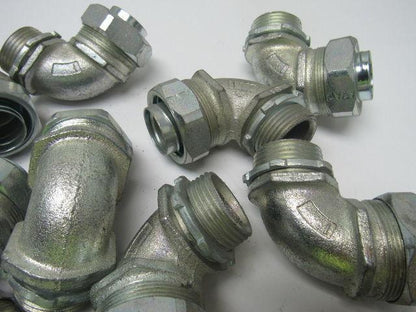 Appleton ST-90100ST-9038 Liquid tight Connector 1" 90° Non-Insulated Lot of 1