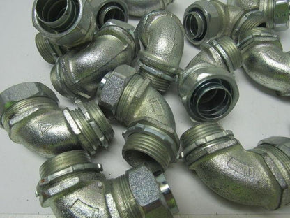 Appleton ST-90100ST-9038 Liquid tight Connector 1" 90° Non-Insulated Lot of 1