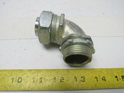 Appleton ST-90100ST-9038 Liquid tight Connector 1" 90° Non-Insulated Lot of 1