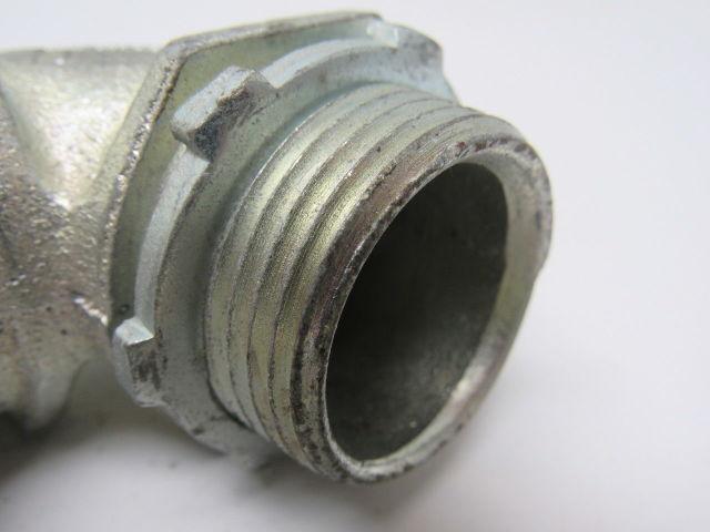 Appleton ST-90100ST-9038 Liquid tight Connector 1" 90° Non-Insulated Lot of 1