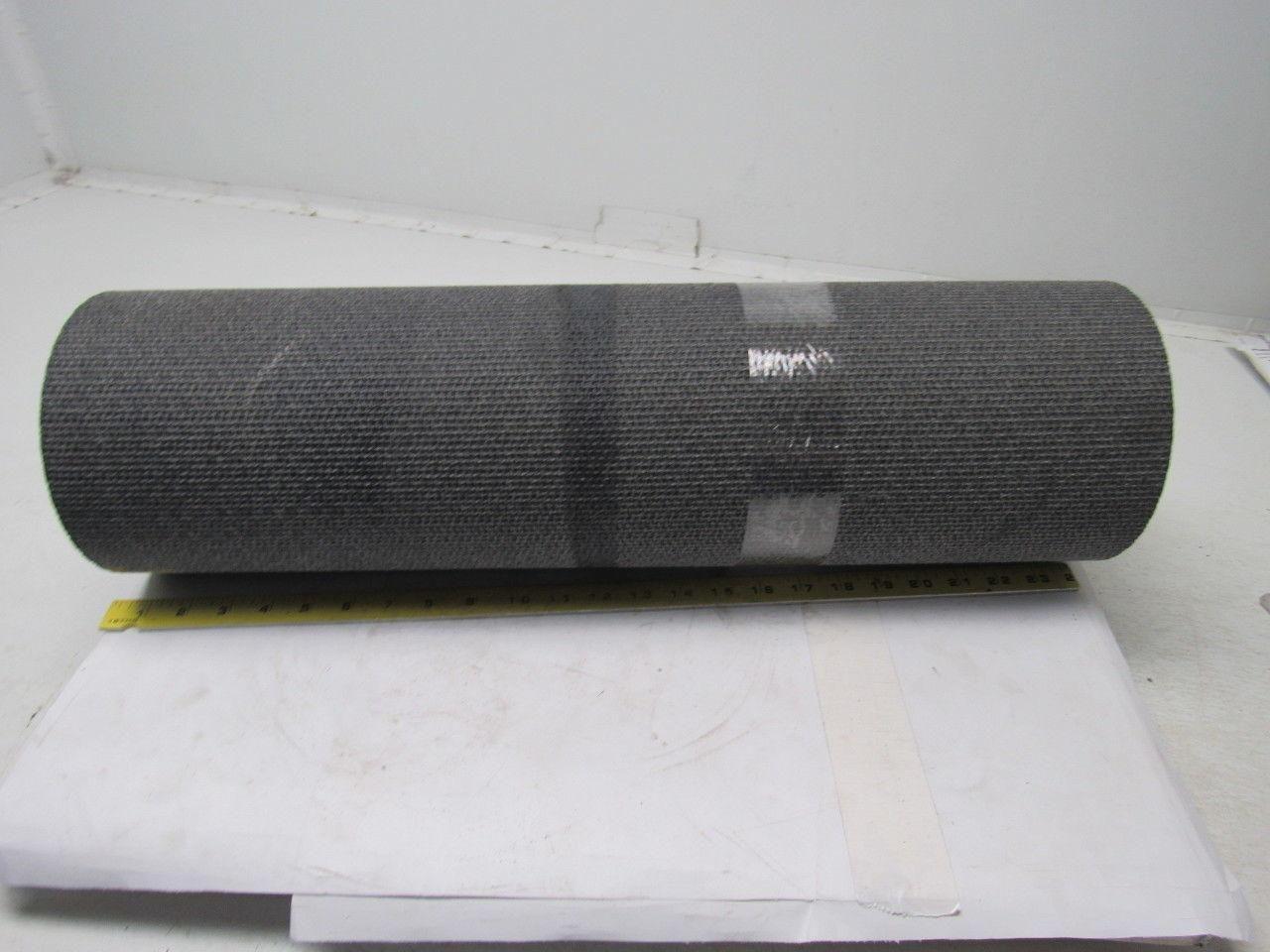 1 Ply Black Interwoven Friction  Brushed Conveyor Belt 24' X 24" X 0.095"