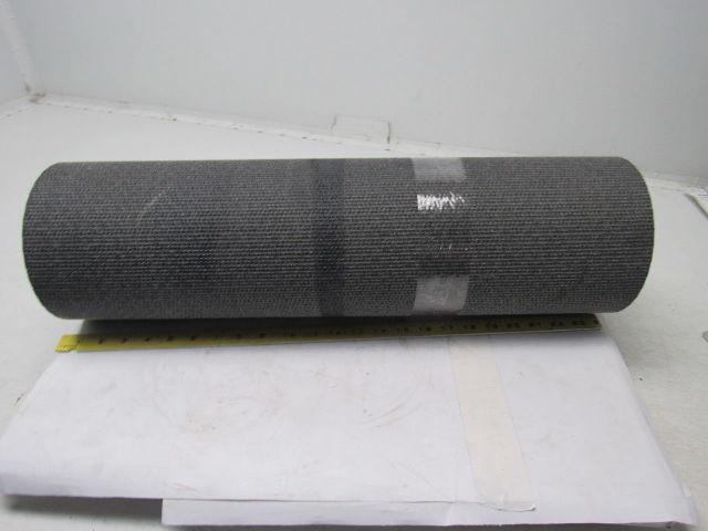 1 Ply Black Interwoven Friction  Brushed Conveyor Belt 24' X 24" X 0.095"