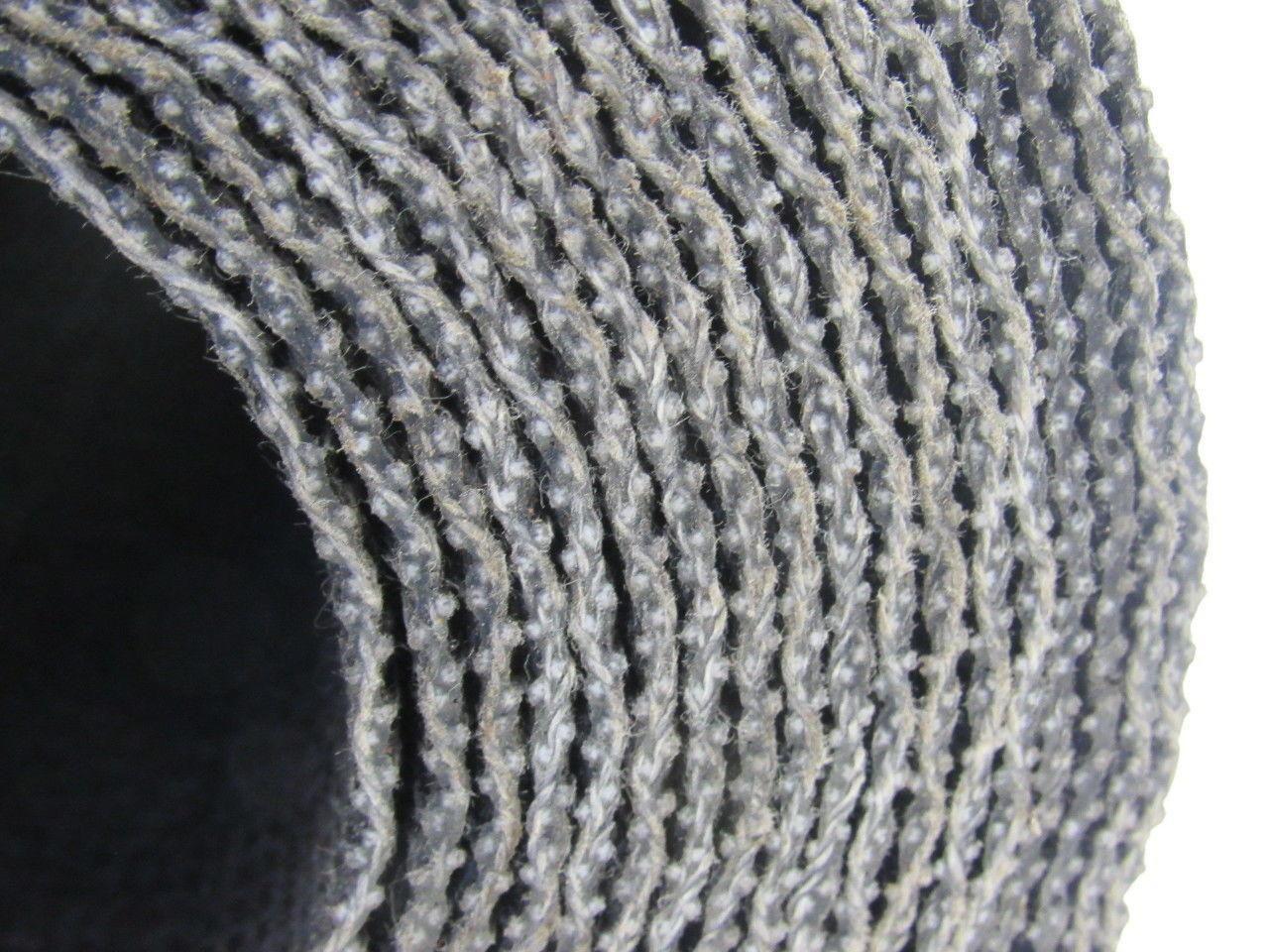 1 Ply Black Interwoven Friction  Brushed Conveyor Belt 24' X 24" X 0.095"