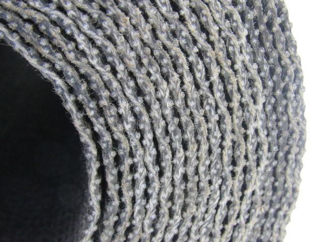 1 Ply Black Interwoven Friction  Brushed Conveyor Belt 24' X 24" X 0.095"