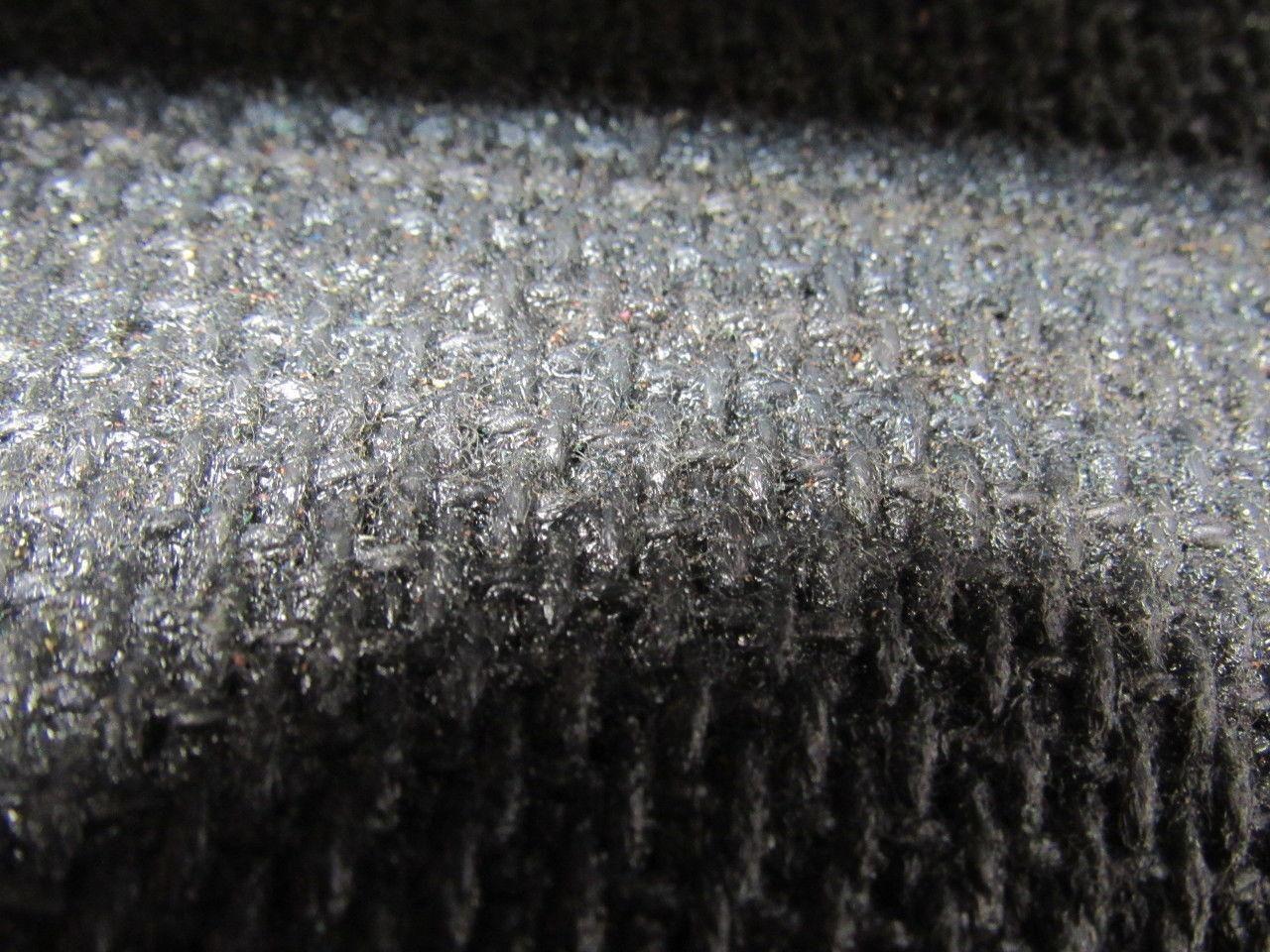 1 Ply Black Interwoven Friction  Brushed Conveyor Belt 24' X 24" X 0.095"