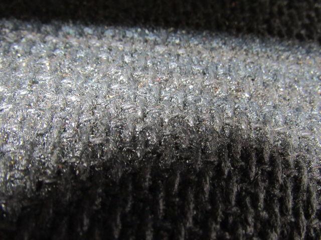 1 Ply Black Interwoven Friction  Brushed Conveyor Belt 24' X 24" X 0.095"