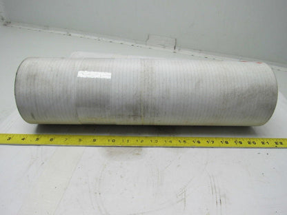 1 Ply Black Slip Top Fabric Backed Conveyor Belt 21' X 16-3/4" X 0.060"
