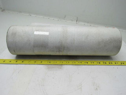 1 Ply Black Slip Top Fabric Backed Conveyor Belt 21' X 16-3/4" X 0.060"