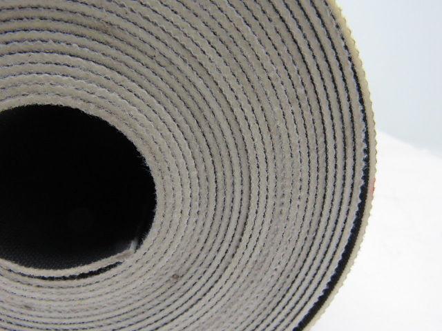 1 Ply Black Slip Top Fabric Backed Conveyor Belt 21' X 16-3/4" X 0.060"