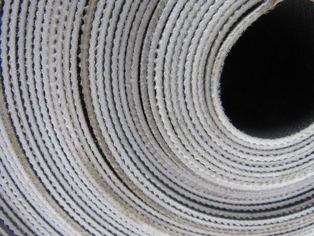 1-Ply Black Slip Top Fabric Backed Conveyor Belt 42' X 16-7/8" X 0.060"
