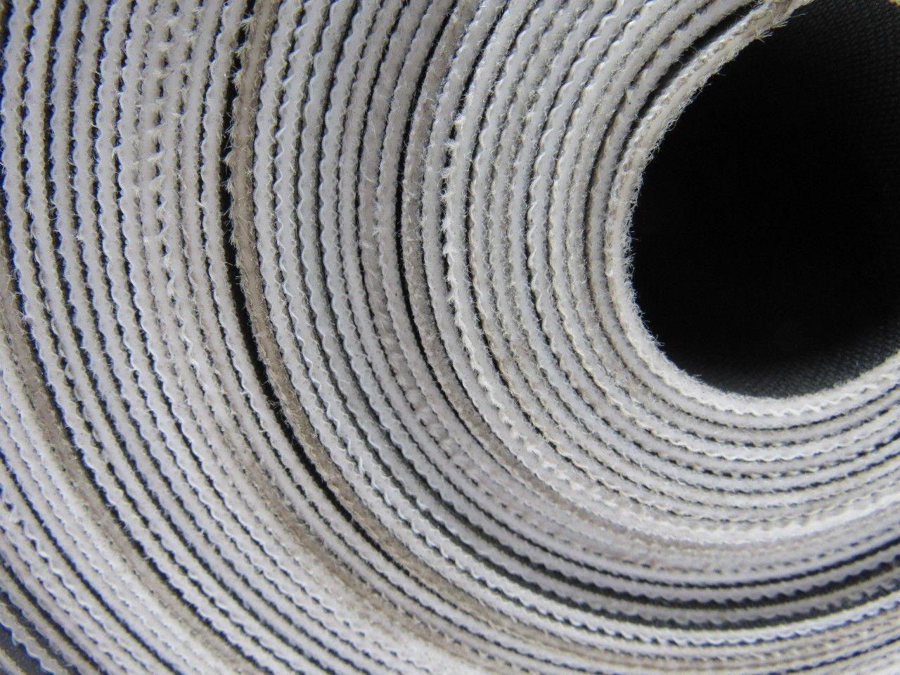 1-Ply Black Slip Top Fabric Backed Conveyor Belt 42' X 16-7/8" X 0.060"