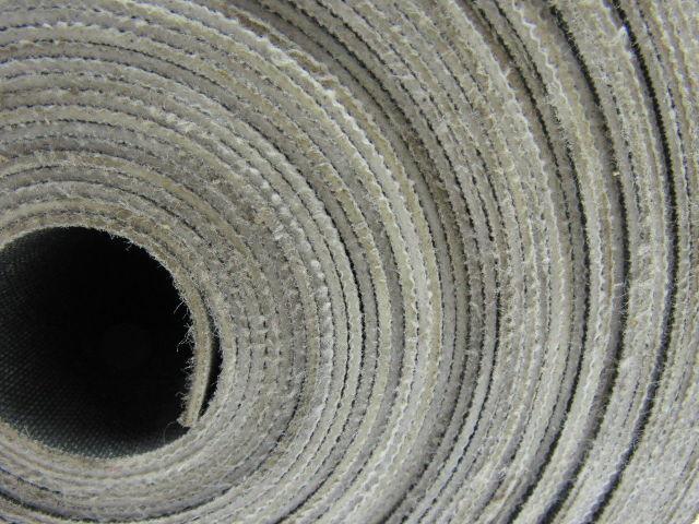 1 Ply Black Slip Top Fabric Backed Conveyor Belt 59' X 17-1/8" X 0.060"
