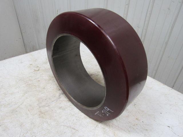 18 X 7 X 5-3/4 Smooth Polyurethane Press On Forklift Tire Wheel