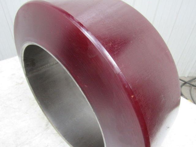 18 X 7 X 5-3/4 Smooth Polyurethane Press On Forklift Tire Wheel