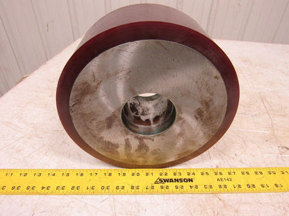 10-1/2 X 4-1/4 Polyurethane Forklift Tire Steel Core 3.135" X 13/16" Bore