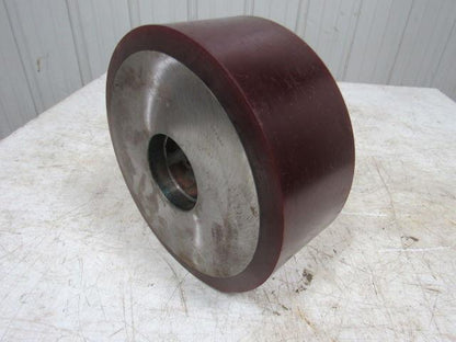 10-1/2 X 4-1/4 Polyurethane Forklift Tire Steel Core 3.135" X 13/16" Bore