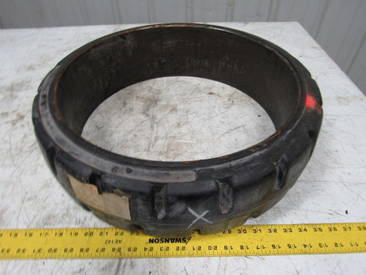 Mega-T Uniforce 22 X 6 X 17-3/4 Traction Press On Rubber Forklift Tire Wheel
