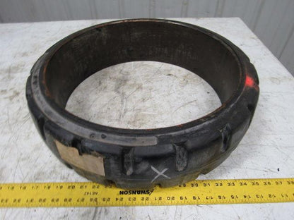 Mega-T Uniforce 22 X 6 X 17-3/4 Traction Press On Rubber Forklift Tire Wheel