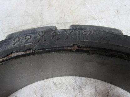 Mega-T Uniforce 22 X 6 X 17-3/4 Traction Press On Rubber Forklift Tire Wheel