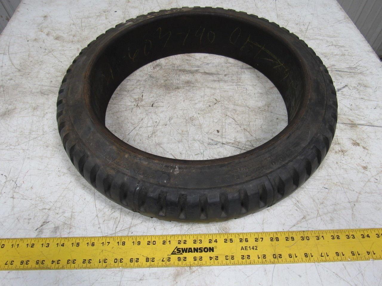 Goodyear 22 X 4-1/2 X 16 Press On Solid Rubber Traction Forklift Tire Wheel