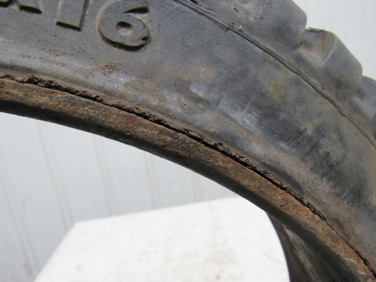 Goodyear 22 X 4-1/2 X 16 Press On Solid Rubber Traction Forklift Tire Wheel