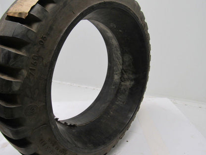 U.S. Innacush 16-1/4 X 6 X 11-1/2 Demountable Black Traction Forklift Tire