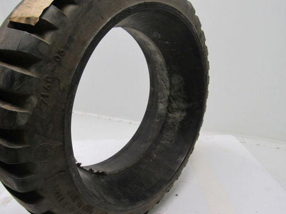 U.S. Innacush 16-1/4 X 6 X 11-1/2 Demountable Black Traction Forklift Tire