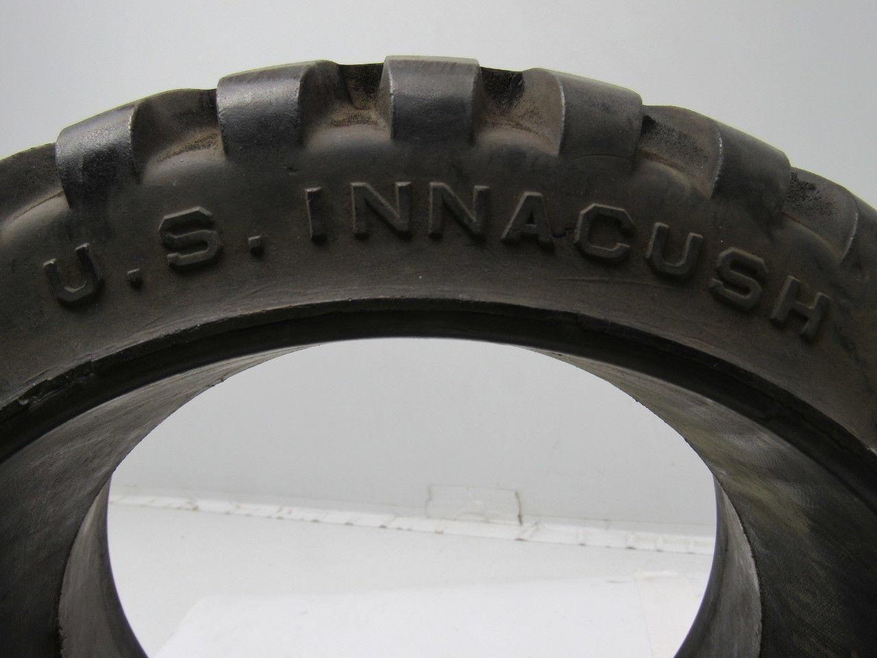 U.S. Innacush 16-1/4 X 6 X 11-1/2 Demountable Black Traction Forklift Tire