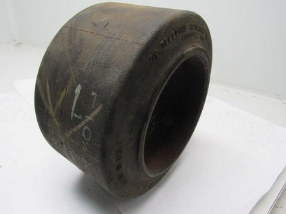 Monarch 10-1/2"X6"X6-1/2" Press On Smooth Solid Rubber Forklift Tire Wheel