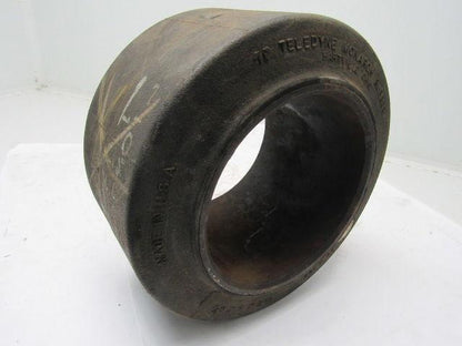 Monarch 10-1/2"X6"X6-1/2" Press On Smooth Solid Rubber Forklift Tire Wheel
