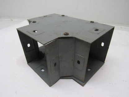 Square D LD 4T 4" X 4" Lay In Wire Way Auxiliary Gutter Tee W/Screw On Cover