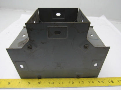 Square D LD 4T 4" X 4" Lay In Wire Way Auxiliary Gutter Tee W/Screw On Cover