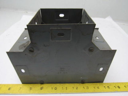 Square D LD 4T 4" X 4" Lay In Wire Way Auxiliary Gutter Tee W/Screw On Cover