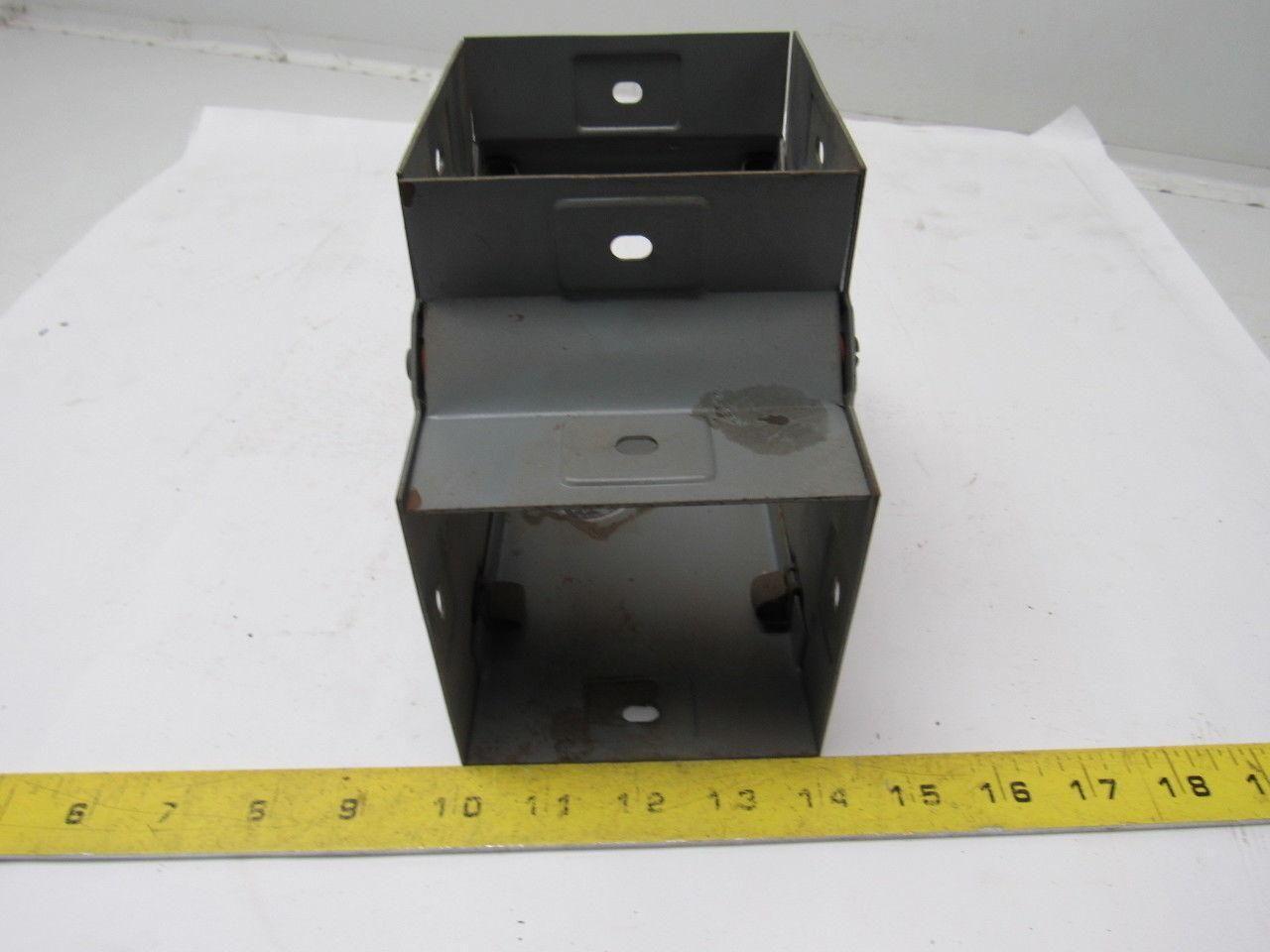 Square D LD 4T 4" X 4" Lay In Wire Way Auxiliary Gutter Tee W/Screw On Cover