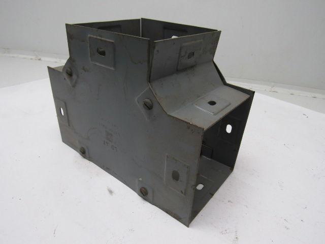 Square D LD 4T 4" X 4" Lay In Wire Way Auxiliary Gutter Tee W/Screw On Cover