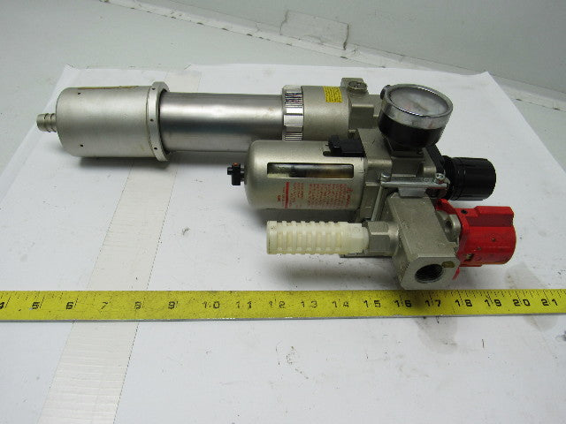 SMC IDG100-N04-P Membrane Air Dryer W/Regulator & Lock Out 1/2" NPT