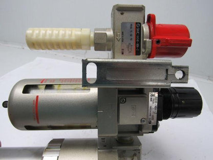 SMC IDG100-N04-P Membrane Air Dryer W/Regulator & Lock Out 1/2" NPT