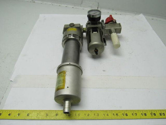 SMC IDG100-N04-P Membrane Air Dryer W/Regulator & Lock Out 1/2" NPT