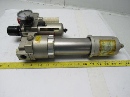 SMC IDG100-N04-P Membrane Air Dryer W/Regulator & Lock Out 1/2" NPT