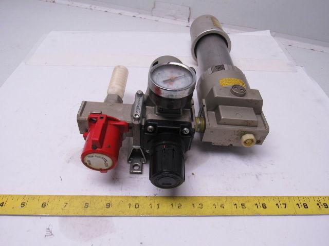 SMC IDG100-N04-P Membrane Air Dryer W/Regulator & Lock Out 1/2" NPT