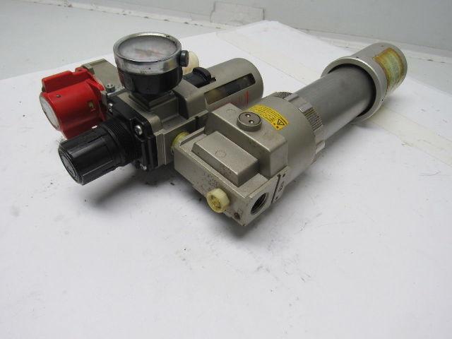 SMC IDG100-N04-P Membrane Air Dryer W/Regulator & Lock Out 1/2" NPT