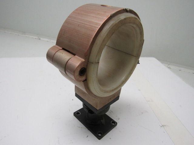 Robo-com 6513 Aluminum Hinged 3.5" Dia. Pipe Clamp W/Base