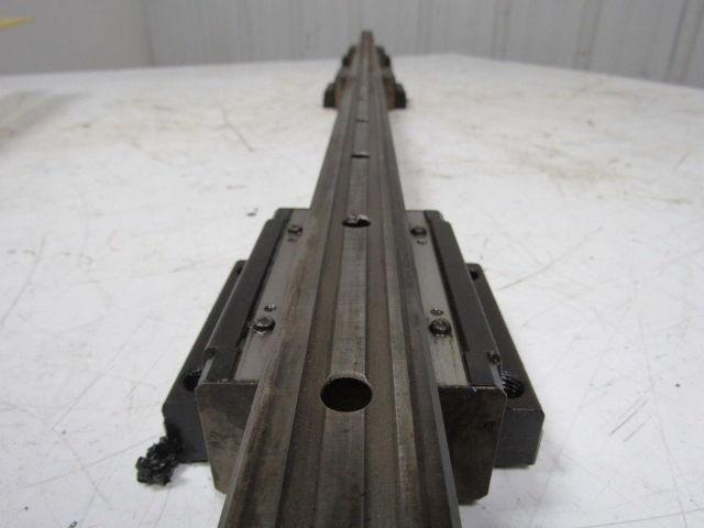 THK SABRE 1000CNC HSR35 Linear Slide, 1 Rail & 3 Blocks 83-3/8" O.A.