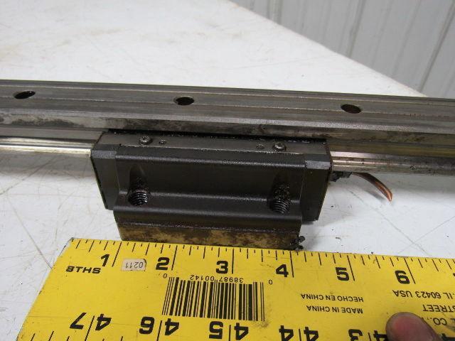THK SABRE 1000CNC HSR35 Linear Slide, 1 Rail & 3 Blocks 83-3/8" O.A.